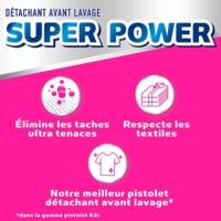 Pistolet Super Power 550ml - Détachant avant-lavage - K2R