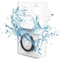 Lot de 2 minuteurs mécaniques IP44 Extérieur Blanc - LOGILINK