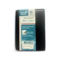 Agenda MINI 2 DAYS 2 jours/page noir - QUO VADIS