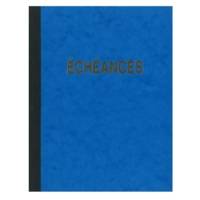 Cahier piqûre "Echéances" 230 x 180 mm vertical 24 lignes 96 pages - ELVE
