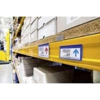 Lot de 50 Plaques de signalisation magnétique 100 x 38 mm Bleu - DURABLE