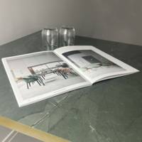 Plateau de table rectangle Marbre Jade & laiton - RestooTab