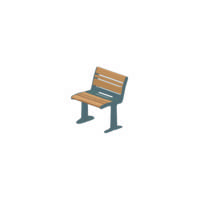 Chaise Ellipson bois - Husson