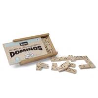 Jeux de Société-Jeu de Dominos en Bois - Coffret en Bois - JEUJURA