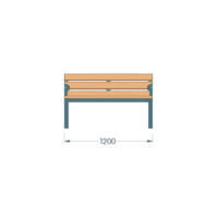 Banc extérieur Symbios duo confort - Husson