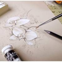 Bloc collé Paint'On Naturel 250g 30 feuilles A4 - CLAIREFONTAINE