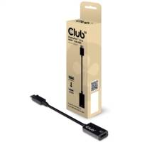 DisplayPort Adaptateur DisplayPort mâle HDMI Femelle Noir HDR 4K60Hz aktiv - CLUB 3D
