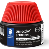 Lumocolor flacon-recharge permanent, rouge - STAEDTLER