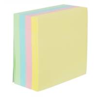 Stick Up Notes adhésives repositionnables 76×76mm - 4×100 feuilles 4 couleurs pastel - Deli