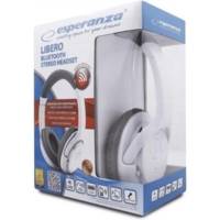 Casque Arceau Bluetooth LIBERO Blanc - ESPERANZA