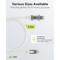 Câble Ethernet USB-A 3.0 vers RJ45, 1,5 m - GOOBAY