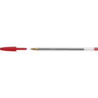 Stylo bille CRISTAL Rechargeable Pointe Moyenne Rouge - BIC