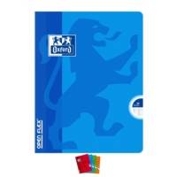 Cahier OPENFLEX agrafé 17x22 cm 48 pages grands carreaux 90g coloris aléatoire - Oxford