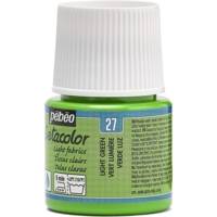 Flacon 45 ml Peinture Setacolor pour tissus clairs VERT LUMIER - PÉBÉO