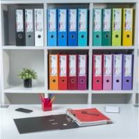 Classeur à levier Prem'Touch intérieur extérieur Polypro Dos 80mm A4 maxi Bordeaux - EXACOMPTA