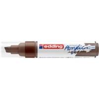 Marqueur acrylique large 5000 marron chocolat 5-10 mm - EDDING