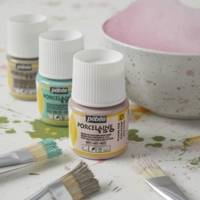 Flacon 45 ml Peinture P150 porcelaine Coloris Rubis - PÉBÉO