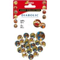 Sachet de 20 Billes 16mm et un Calot 25mm DIABOLIC - KIM'PLAY