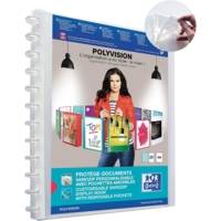 Protège documents Vario-Zipp 20 Pochettes personnalisable transparent incolore - OXFORD