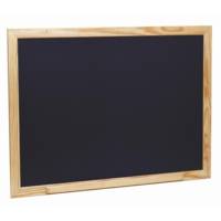 Grand Tableau à Craie Noir en Bois - 88 x 66cm - JEUJURA