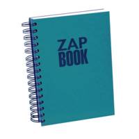 Zap book Bloc RI 14,8x21 Uni 80g 160 feuilles blanches Coloris de couverture aléatoire - CLAIREFONTAINE