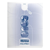 Cahier piqué Polypro POESIE et CHANT 17x22cm 48p séyès 90g Incolore - Clairefontaine