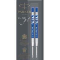 Mine de rechange QUINK gel, bleu, tracé: M, 2 pièces - PARKER