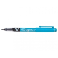 Stylo feutre V- Sign pointe moyenne 0,6 mm turquoise - PILOT