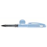 Feutre plume Tradio,corps pailleté Bleu ciel, encre Noire - PENTEL