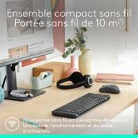 Pack Clavier - Souris MK220 Sans Fil 2.4GHZ AZERTY FR - LOGITECH