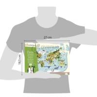 Puzzle éducatif, Planisphère - 76 Pièces - AVENUE MANDARINE