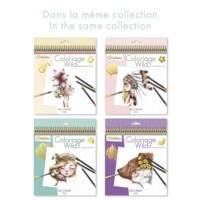Carnet de coloriage Wild 5 - Bleu - AVENUE MANDARINE