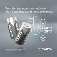 Pile photo "Professional Lithium" CR123A 3,0 volt - VARTA