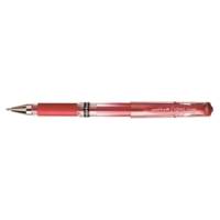 Roller encre gel Signo Broad UM153 grip pointe large 1mm rouge métal - Uni-Ball