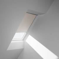 Store télécommandé à énergie solaire pour fenêtre de toit beige DSL 102 - Gedimat - VELUX