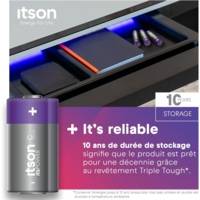 Pack de 2 Piles Alcalines LR14/C 1,5V ItsPOWER - ITSON