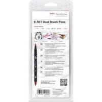 Set de 6 Feutres Dessin Double Pointe ABT couleurs candy - TOMBOW