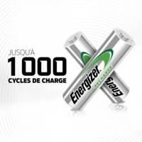 Etui de 4 piles rechargeables Universal HR6 AA 1300mAh - ENERGIZER