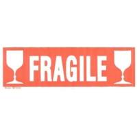 Paquet 100 étiquettes Fragile + Verres 60 x 190 mm - APLI-AGIPA