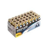 Pack de 32 piles Alcalines Mignon AA LR6 - MAXELL