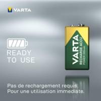 Pile rechargeable NiMH 9v 200 mAh - VARTA