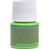 Flacon 45 ml Peinture Setacolor pour tissus clairs VERT FLUO - PÉBÉO