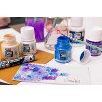 Flacon 45ml Peinture Acrylique Setacolor Cuir PAILLETTE IRIDESCENT - PÉBÉO