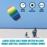 Cerf-volant SYMPHONY BEACH III 1.3 (complet) - HQ POWERKITES
