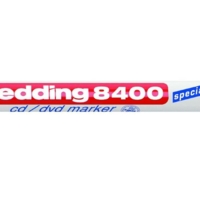 Marqueur permanent CD/ DVD 8400 Pte ogive 1 mm Noir - Edding