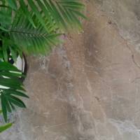 Mange-debout pied noir Ø60cm marbre grec - intérieur - RestooTab