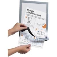 Lot de 2 Cadres D'affichage DURAFRAME® A3 argent métallisé - DURABLE