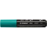 Marqueur pointe large FREE acrylic T800C vert turquoise - STABILO