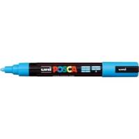 Marqueur pointe conique moyenne pc5m 1,8 - 2,5mm bleu clair - POSCA