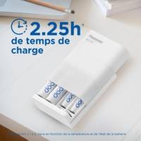 Eneloop Chargeur Smart Plus USB Travel Charger BQ-CC87 Sans Piles - PANASONIC